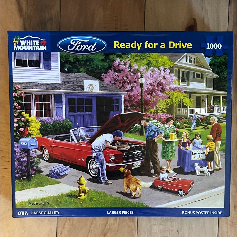 White Mountain 'Ready for a Drive' Ford Puzzle